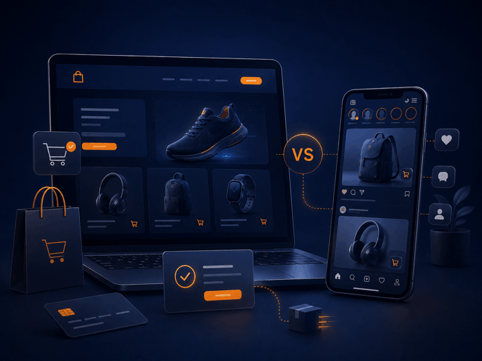 E-Commerce Website vs Social Media: Why Your Online Store Needs Its Own Website